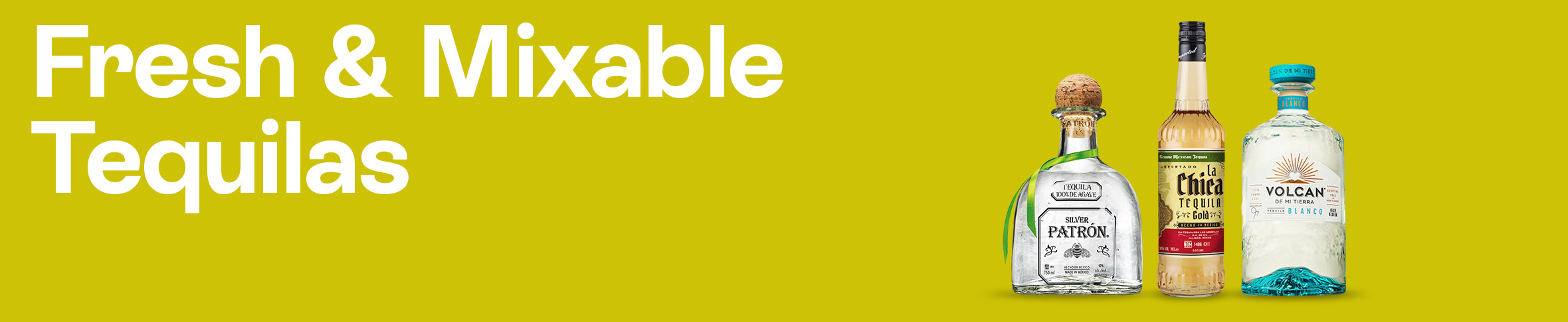 Fresh & Mixable Tequilas