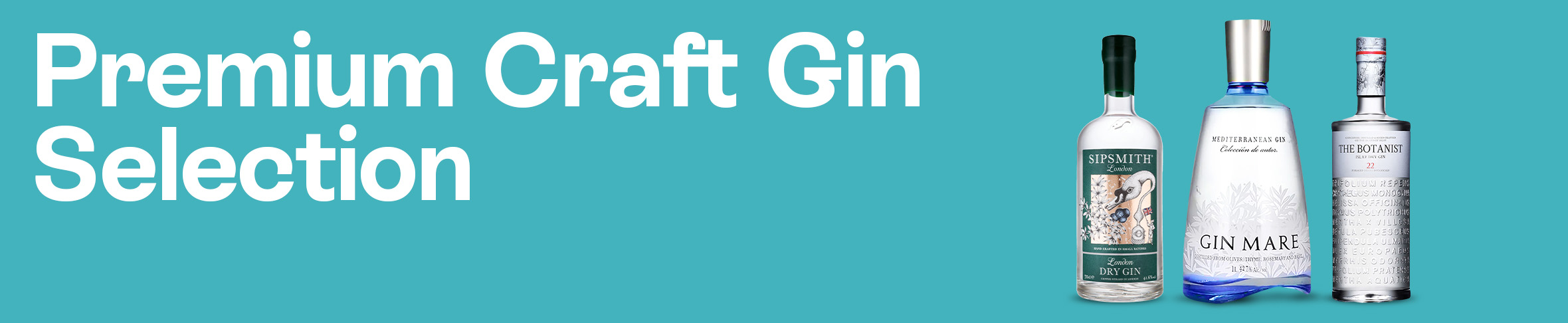 Premium Craft Gin Selection