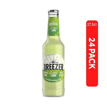 Bacardi Breezer Key Lime 27.5cl [24 Pack] - BMMI Shops same day alcohol home delivery