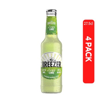 Bacardi Breezer Key Lime 27.5cl [4 Pack] - BMMI Shops same day alcohol home delivery