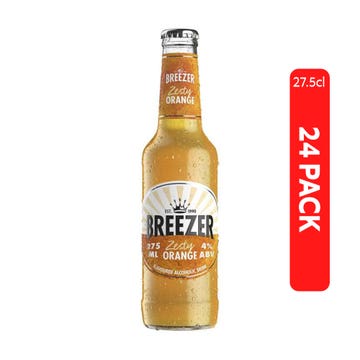 Bacardi Breezer Tropical Orange 27.5cl [24 Pack] - BMMI Shops same day alcohol home delivery
