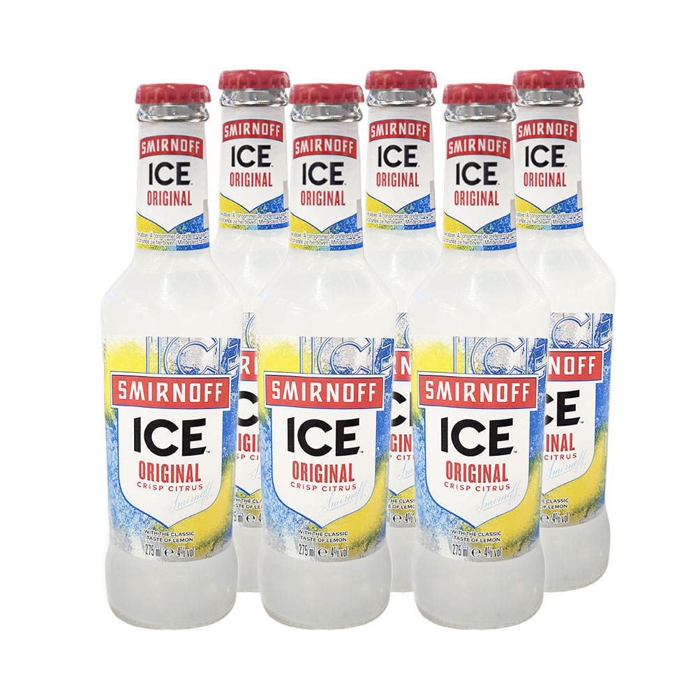 Smirnoff Ice 27.5cl [6 Pack] - BMMI Shops same day alcohol home delivery