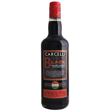 Carcelli Black Sambuca 70cl - BMMI Shops same day alcohol home delivery