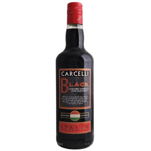 Carcelli Black Sambuca 70cl - BMMI Shops same day alcohol home delivery