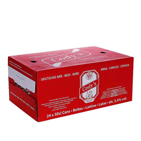 Cody's Beer 50cl [24 Pack] - BMMI Shops same day alcohol home delivery