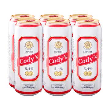 Cody's Beer 50cl [6 Pack] - BMMI Shops same day alcohol home delivery