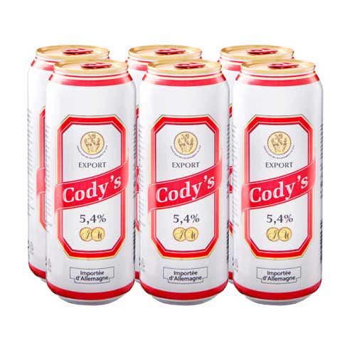 Cody's Beer 50cl [6 Pack] - BMMI Shops same day alcohol home delivery