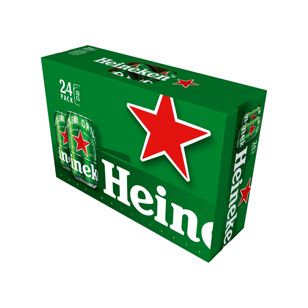 Heineken Can 33cl [24 Pack] - BMMI Shops same day alcohol home delivery