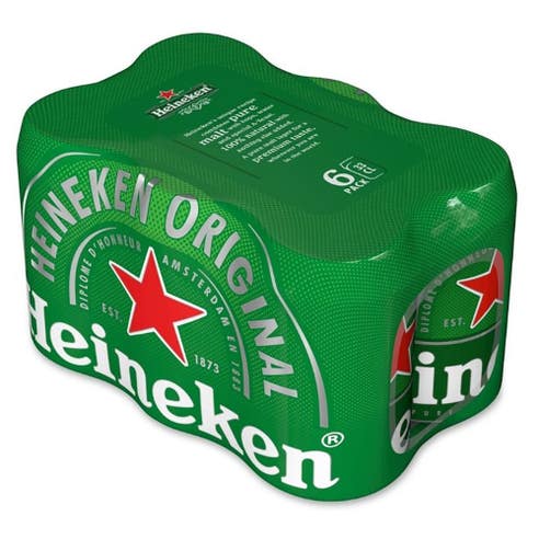 Heineken Can 33cl [6 Pack]  product front image