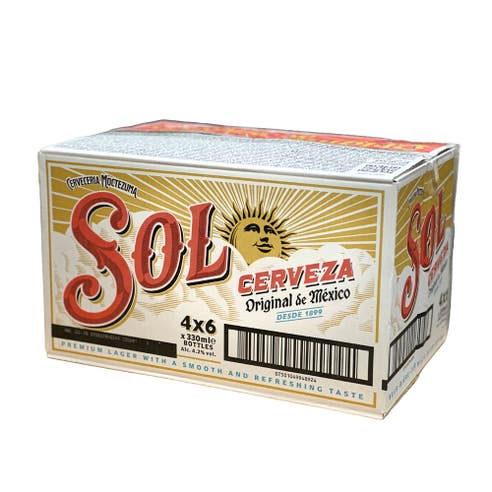 Sol Beer Bottle 33cl [24 Pack] - BMMI Shops same day alcohol home delivery