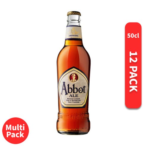 Abbot Ale Bottle 50cl [12 Pack]  product front image