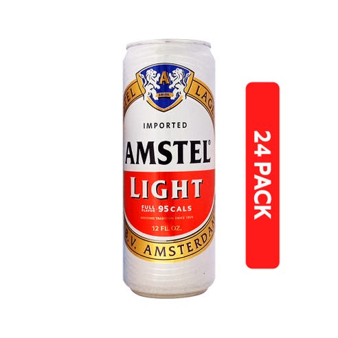 Amstel Light Cans 35.5cl [24 Pack] - BMMI Shops same day alcohol home delivery