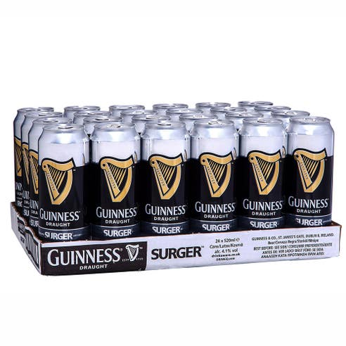 Guinness Surger Cans 52cl [24 Pack] - BMMI Shops same day alcohol home delivery