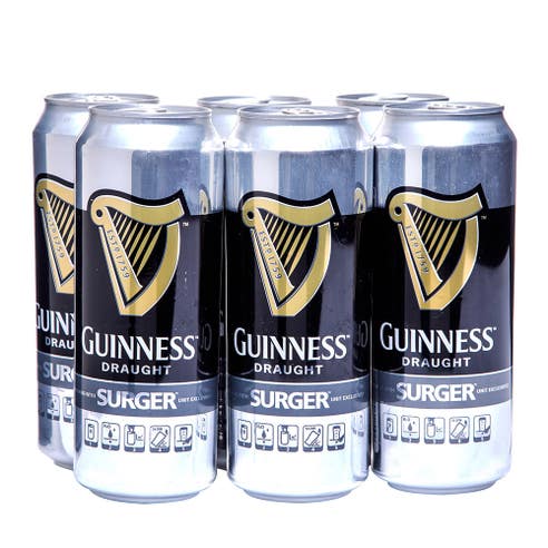 Guinness Surger Cans 52cl [6 Pack] - BMMI Shops same day alcohol home delivery