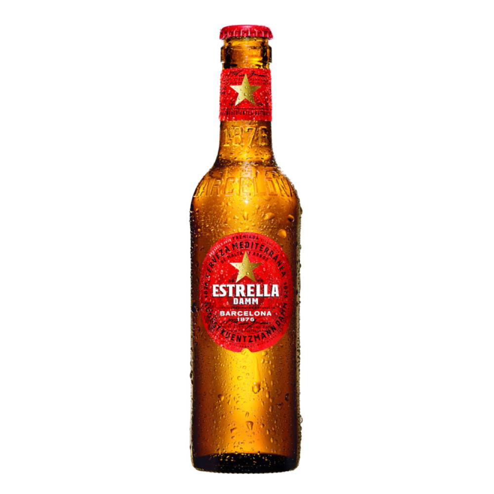 Estrella Damm Bottles 33cl [24 Pack]  product front image