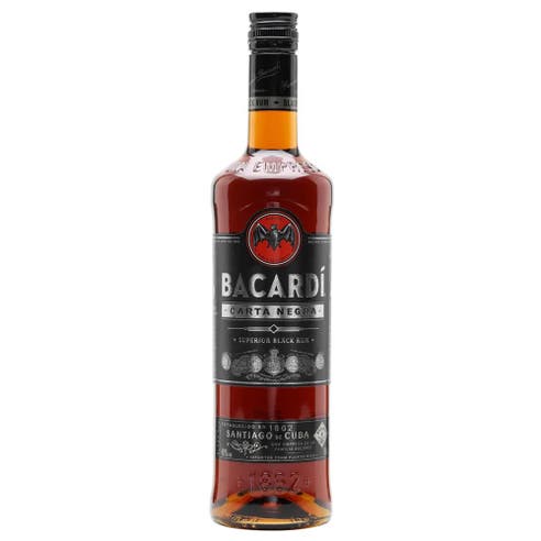 Bacardi Black 75cl - BMMI Shops same day alcohol home delivery