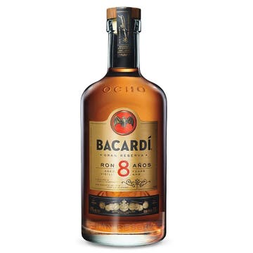 Bacardi 8 year old 70cl  product front image