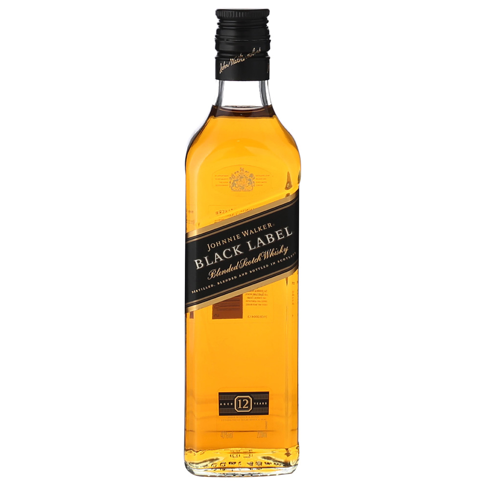 Johnnie Walker Black Label 20cl - BMMI Shops same day alcohol home delivery