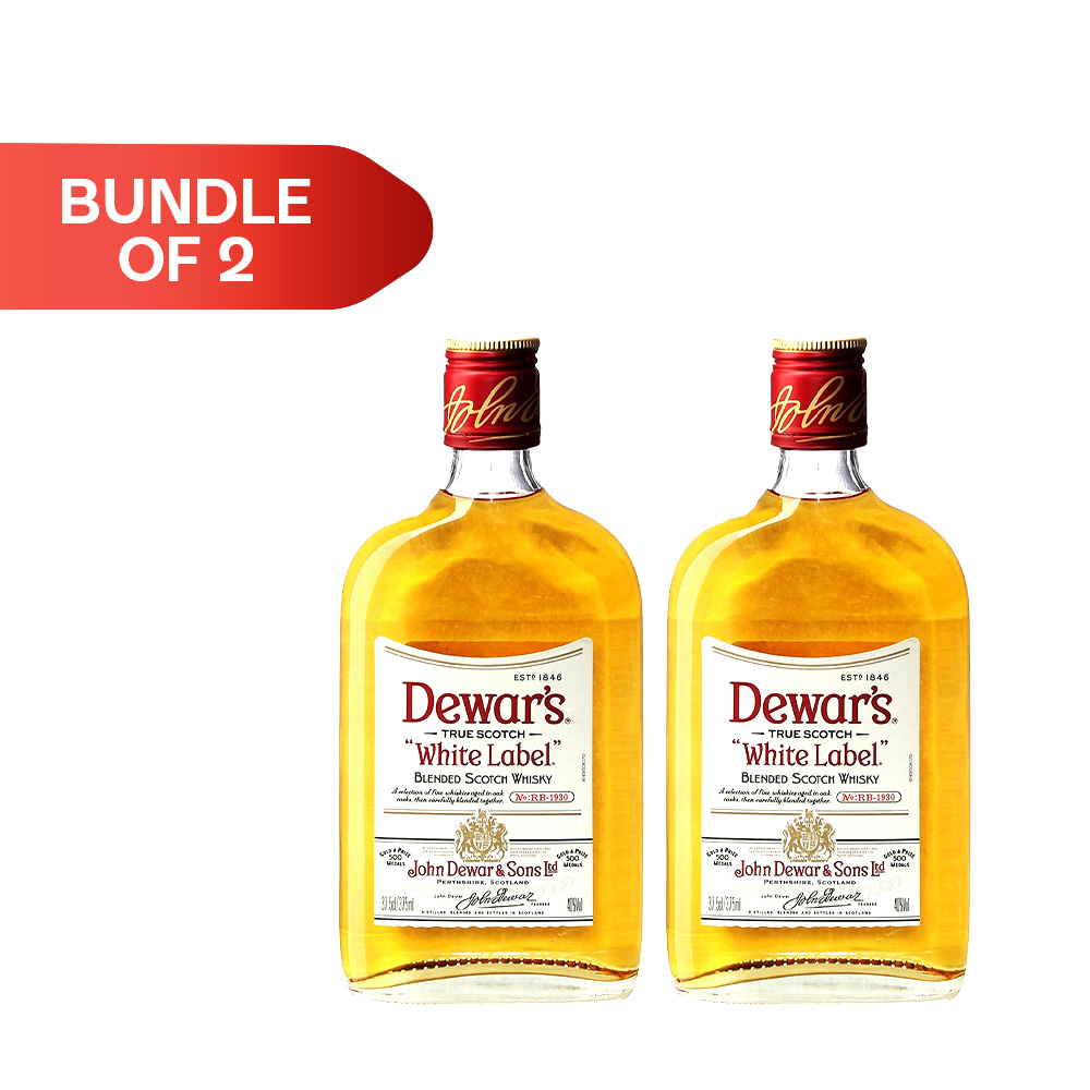 Dewar's White Label 37.5cl [2 Pack][Bundle Pack], Spirits 