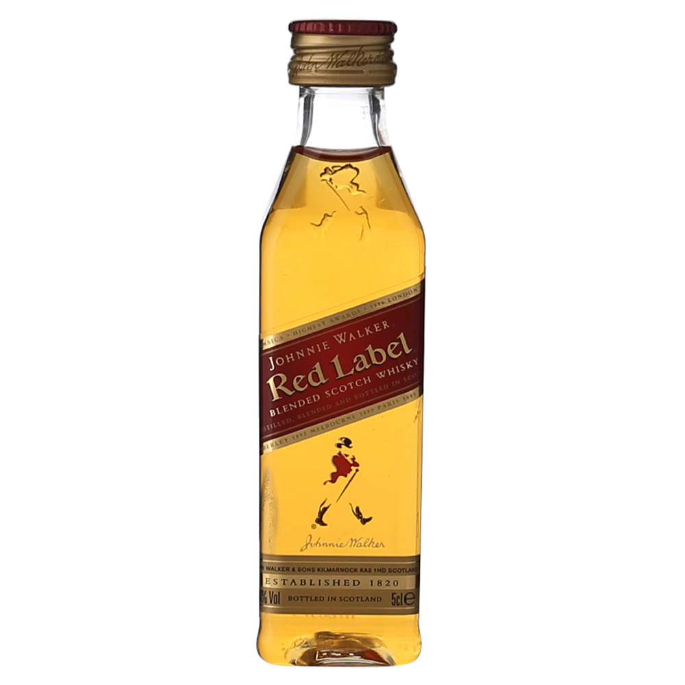 Johnnie Walker Red Mini 5cl - BMMI Shops same day alcohol home delivery