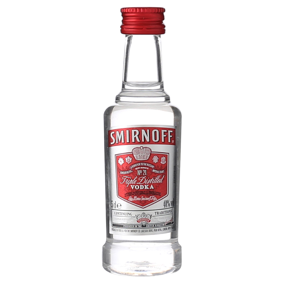 Smirnoff Red Miniature 5cl - BMMI Shops same day alcohol home delivery