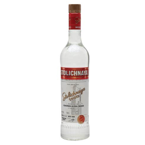 Stolichnaya Vodka 75cl - BMMI Shops same day alcohol home delivery