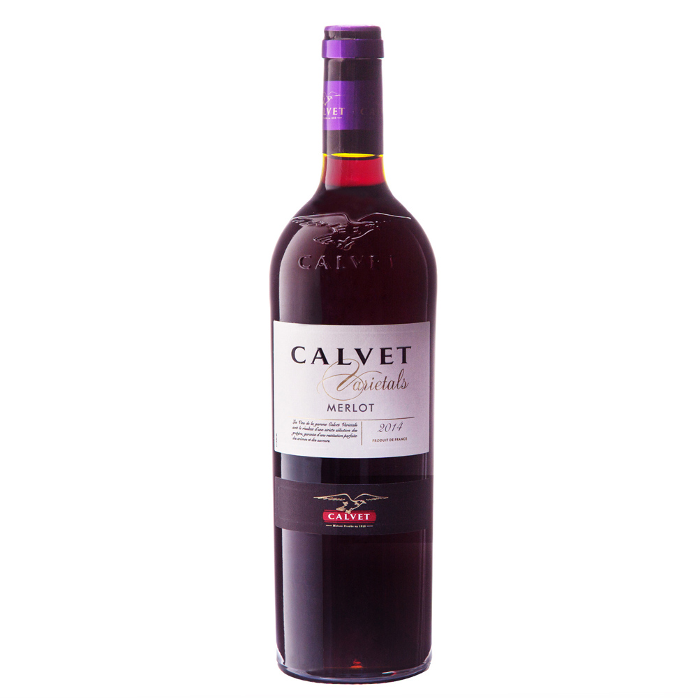 Calvet Varietals Merlot 75cl - BMMI Shops same day alcohol home delivery