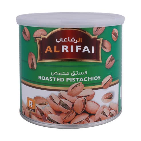 Al Rifai Roasted Pistachios Tin 220g - BMMI Shops same day alcohol home delivery