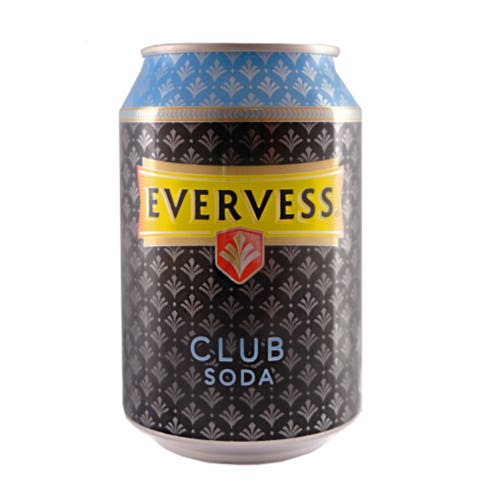 Evervess Club Soda Can 300ml [6 Pack] - BMMI Shops same day alcohol home delivery