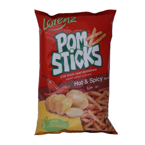 Lorenz Pomsticks Hot & Spicy 85g - BMMI Shops same day alcohol home delivery