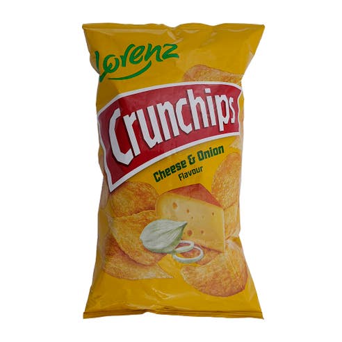 Lorenz Cheese & Onion Flavour Crunchips 100g - BMMI Shops same day alcohol home delivery