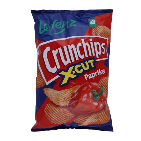 Lorenz Crunchips X-cut Paprika 100g - BMMI Shops same day alcohol home delivery