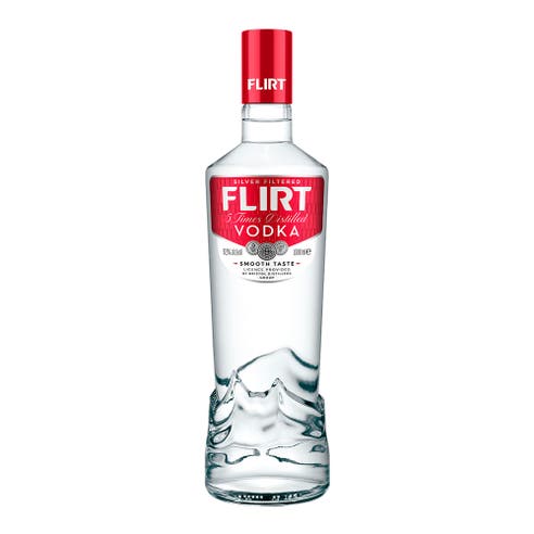 Flirt Vodka Silver Filtered 1L - BMMI Shops same day alcohol home delivery