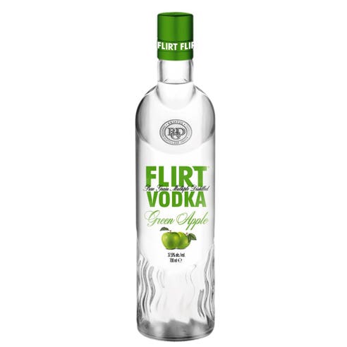Flirt Vodka Green Apple 1L - BMMI Shops same day alcohol home delivery