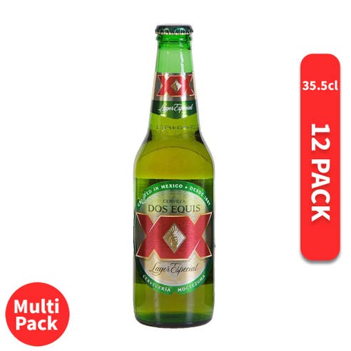 Dos Equis XX Bottles 35.5cl [12 Pack]  product front image