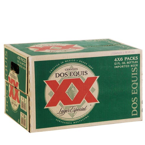 Dos Equis XX Bottles 35.5cl [24 Pack] - BMMI Shops same day alcohol home delivery