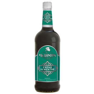 Mr. Boston Creme De Menthe 1L - BMMI Shops same day alcohol home delivery