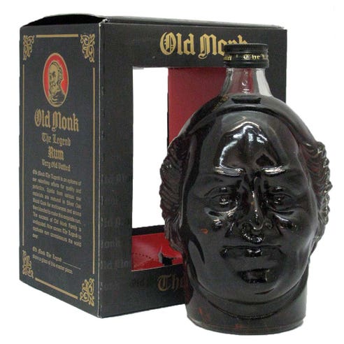 Old Monk Rum Legend 1L - BMMI Shops same day alcohol home delivery