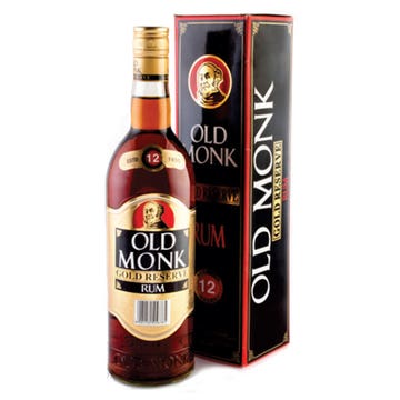 Old Monk Gold Reserve Rum 75cl - BMMI Shops same day alcohol home delivery