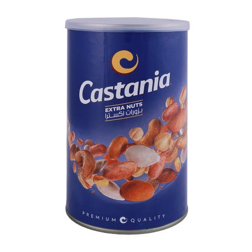 Castania Mixed Extra Nuts Can 450g - BMMI Shops same day alcohol home delivery