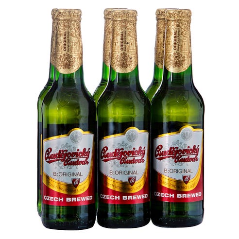 Budvar Bottles 33cl [6 Pack] - BMMI Shops same day alcohol home delivery
