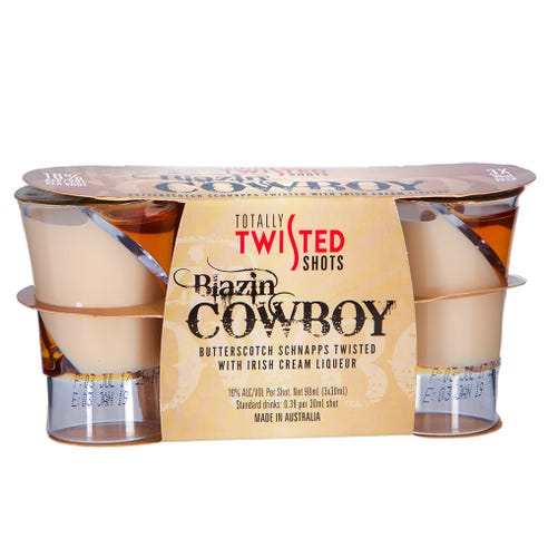Sling Shots Blazing Cowboy 3cl [3 Pack] - BMMI Shops same day alcohol home delivery
