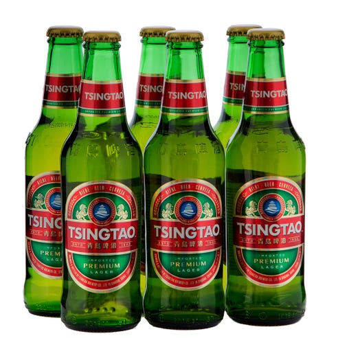 Tsingtao Bottles 33cl [6 Pack] - BMMI Shops same day alcohol home delivery