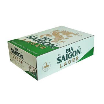 Saigon Lager Cans 33cl [24 Pack] - BMMI Shops same day alcohol home delivery