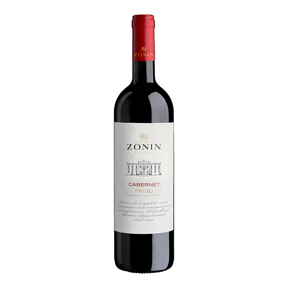 Zonin Cabernet Friuli D.O.C 75cl - BMMI Shops same day alcohol home delivery