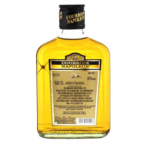 Courrier Napolean Red Brandy 37.5cl - BMMI Shops same day alcohol home delivery