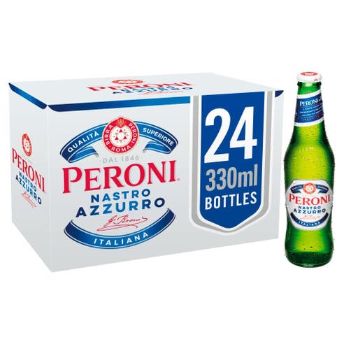 Peroni Beer Bottles 33cl [24 Pack] - BMMI Shops same day alcohol home delivery