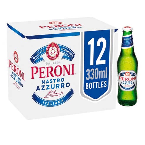 Peroni Beer Bottles 33cl [12 Pack]  product front image