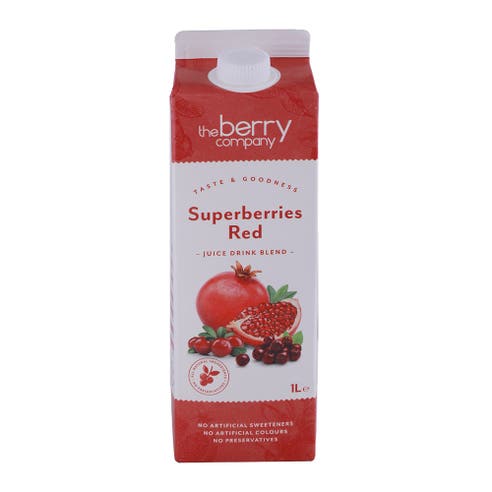 The Berry Company Superberry Red Juice Drink Blend 1L - BMMI Shops same day alcohol home delivery