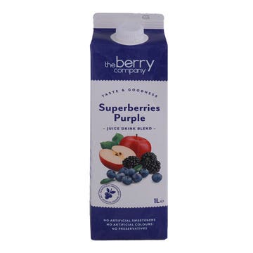 The Berry Company Superberry Purple Juice Drink Blend 1L - BMMI Shops same day alcohol home delivery